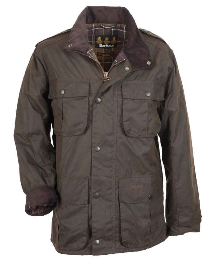 Barbour Trooper Uomo Giacca Di Cerat Cioccolato