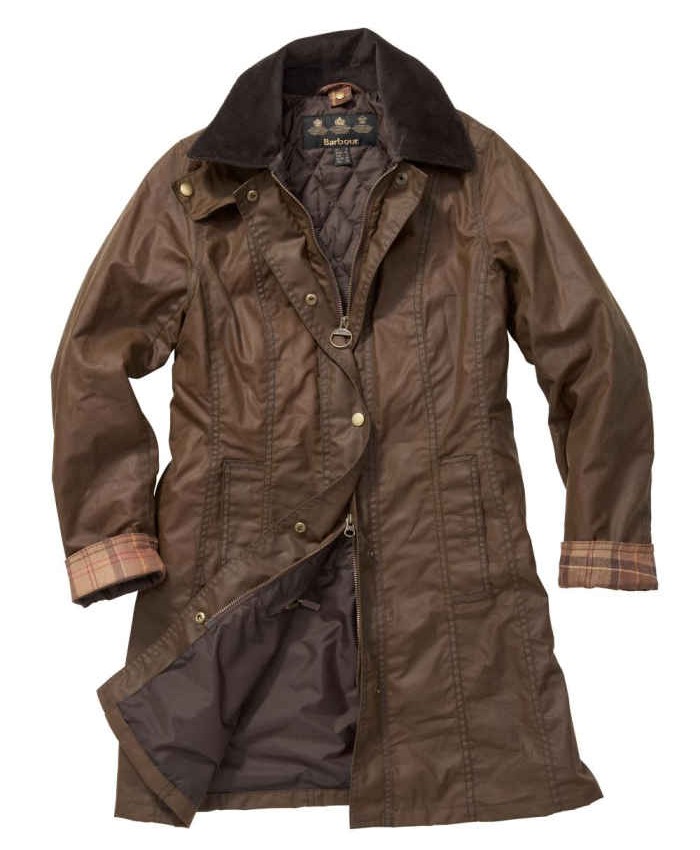 Barbour Belsay Donna Giacca Di Cerat Marrone
