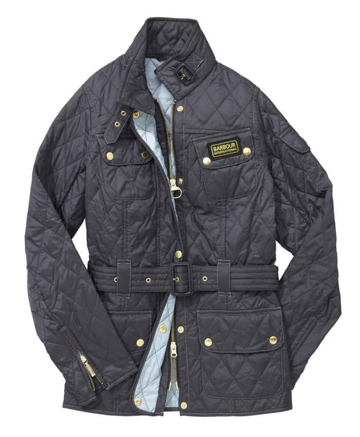 Barbour International Donna Giacca Imbottitat Marino