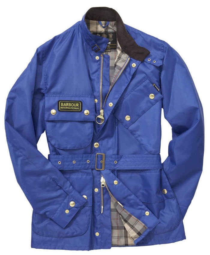 Barbour A7 Uomo Giacca Di Cerat Blu