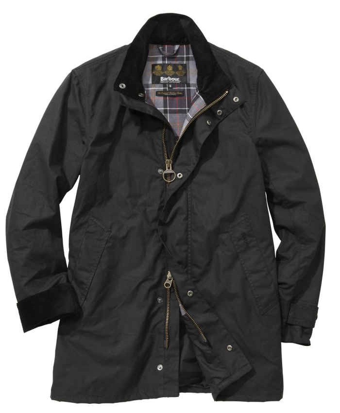 Barbour Alnwick Uomo Giacca Di Cerat Nero