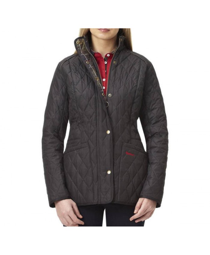 Barbour Print Liddesdale Donna Oliva Scura