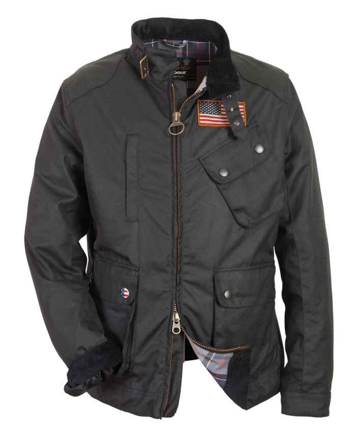 Barbour Terrence Uomo Giacca Di Cerat Nero