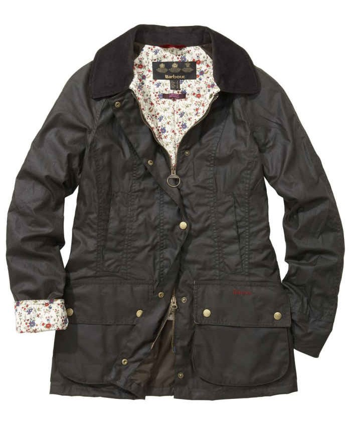 Barbour Flyweight Liberty Beadnell Donna Giacca Di Cerat Cioccolato