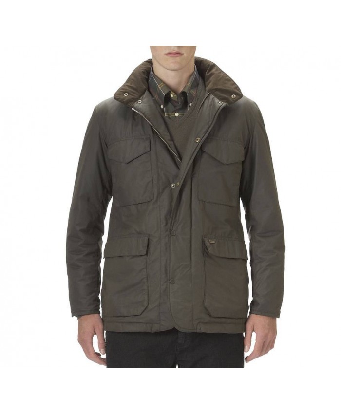 Barbour Kenmuir Uomo Impermeabile Oliva