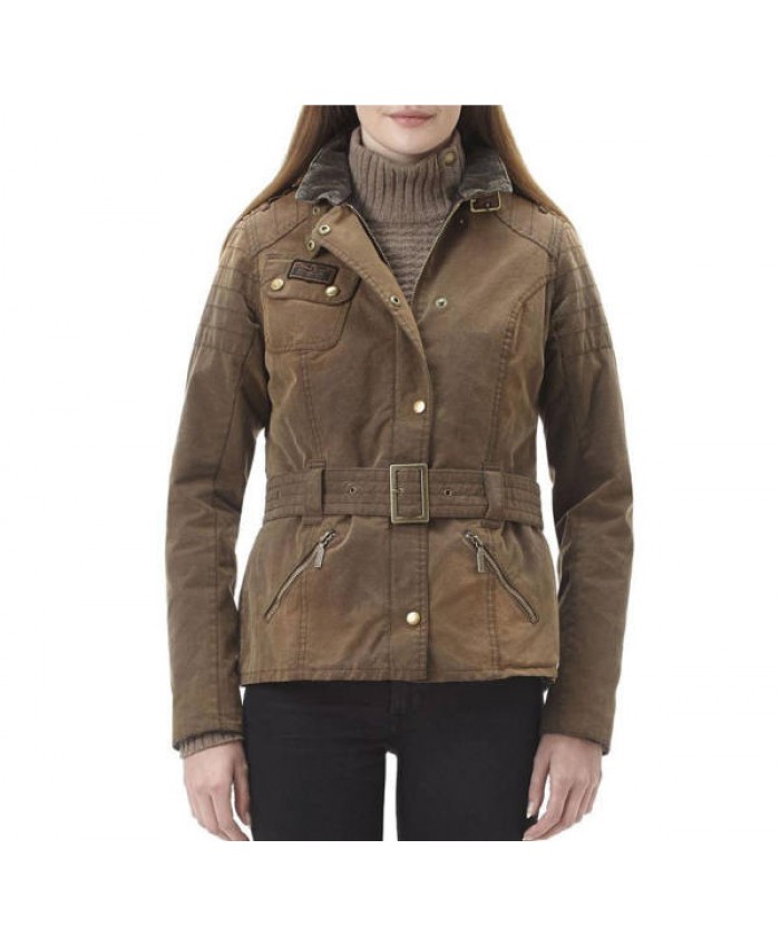 Barbour Eridge Donna Giacca Di Cerat Marrone