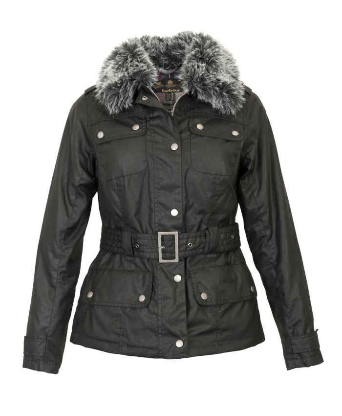 Barbour Piston Donna Giacca Di Cerat Nero