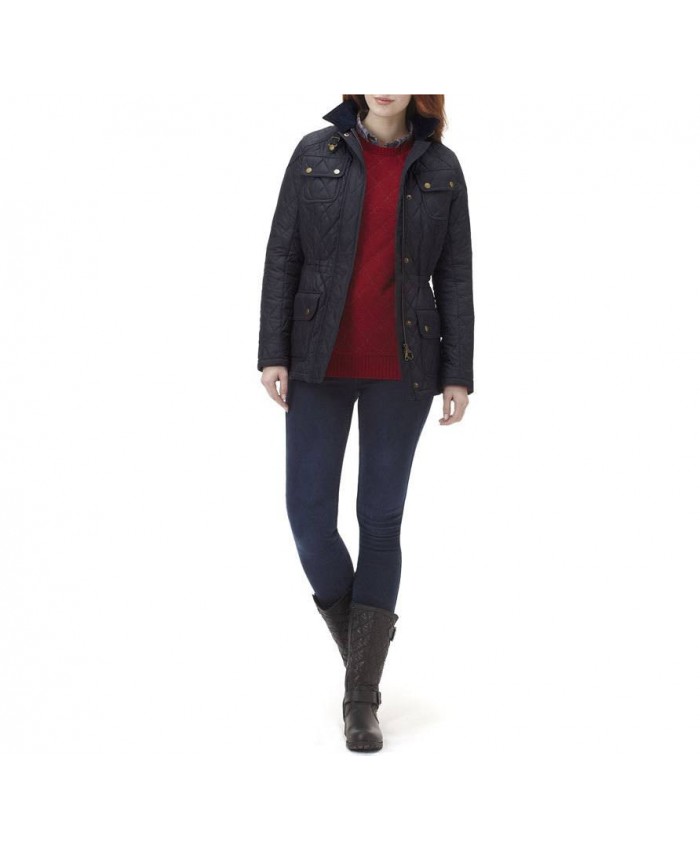 Barbour Viper International Donna Giacca Imbottitat Nero