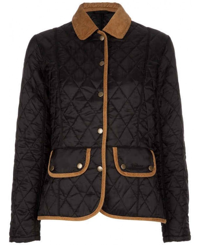 Barbour Vintage Donna Giacca Imbottitat Nero