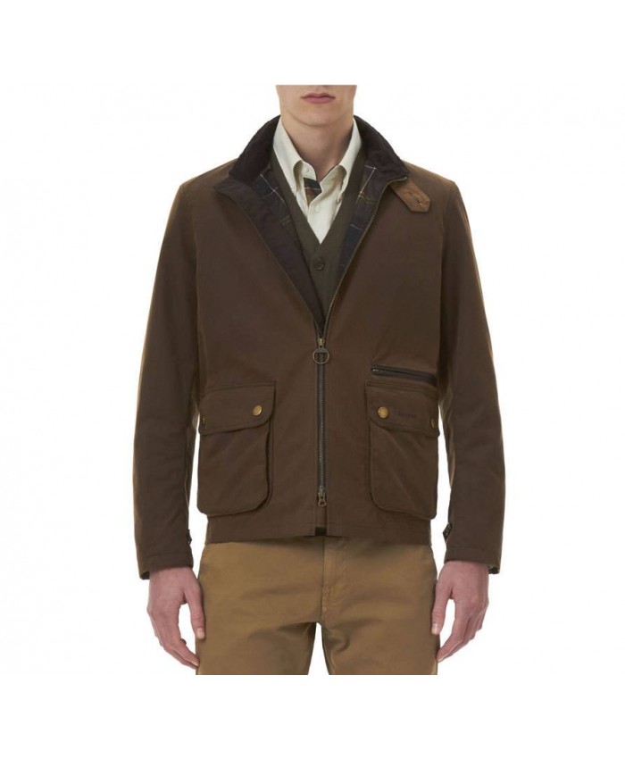 Barbour Nixon Uomo Giacca Di Cerat Cioccolato