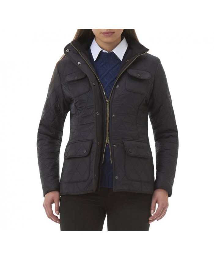 Barbour Trapunta Polare Donna Nero