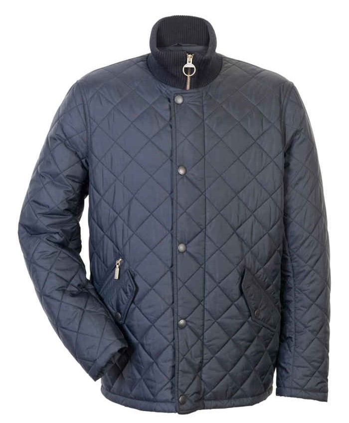 Barbour Chelsea Rib Neck Uomo Marino