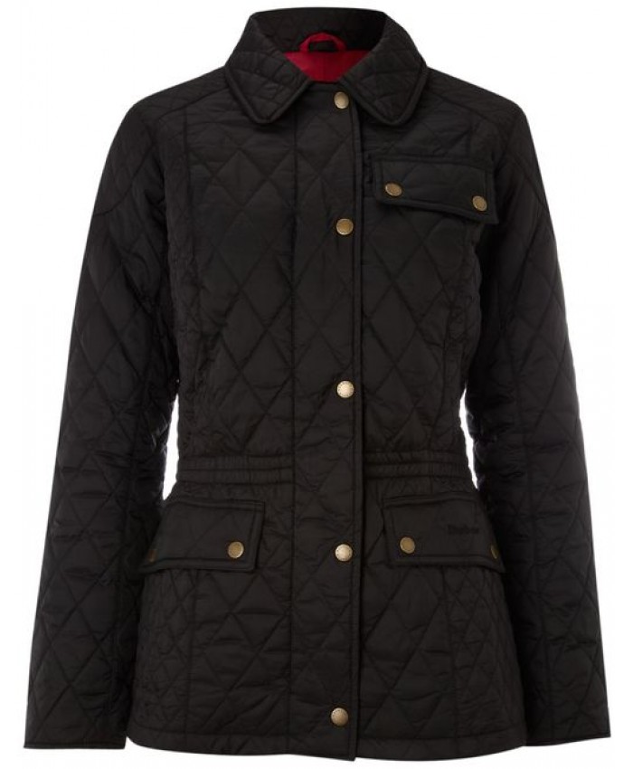 Barbour Roadster Donna Giacca Imbottitat Nero