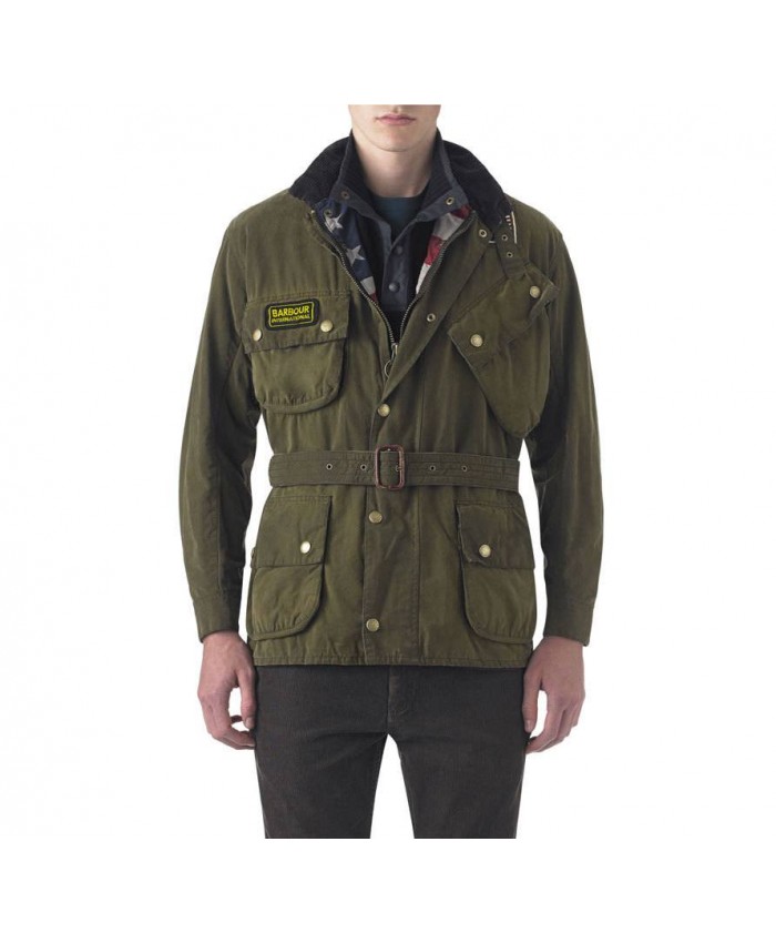 Barbour Rexton Uomo Giacca Di Cerat Verde