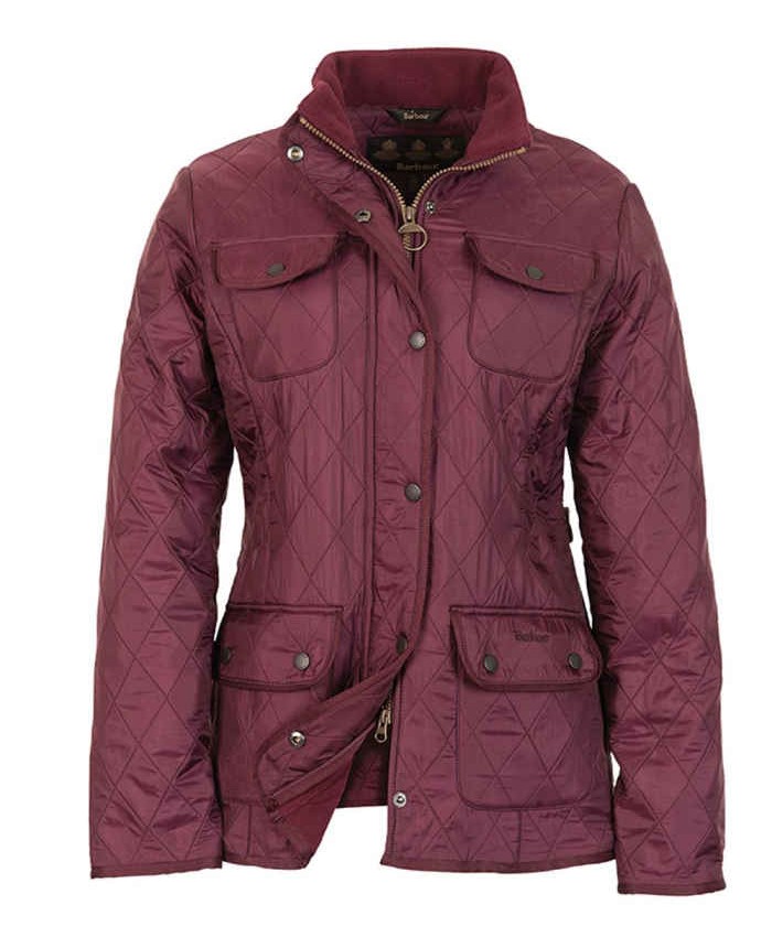 Barbour Trapunta Polare Utility Donna Rosso