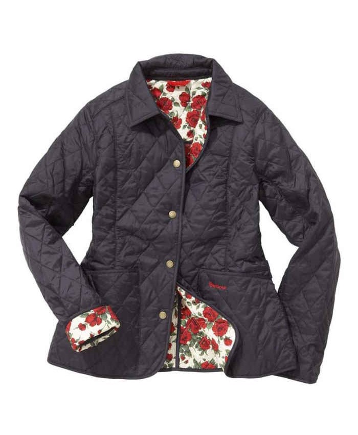 Barbour Newark Rosa Donna Giacca Imbottitat Viola