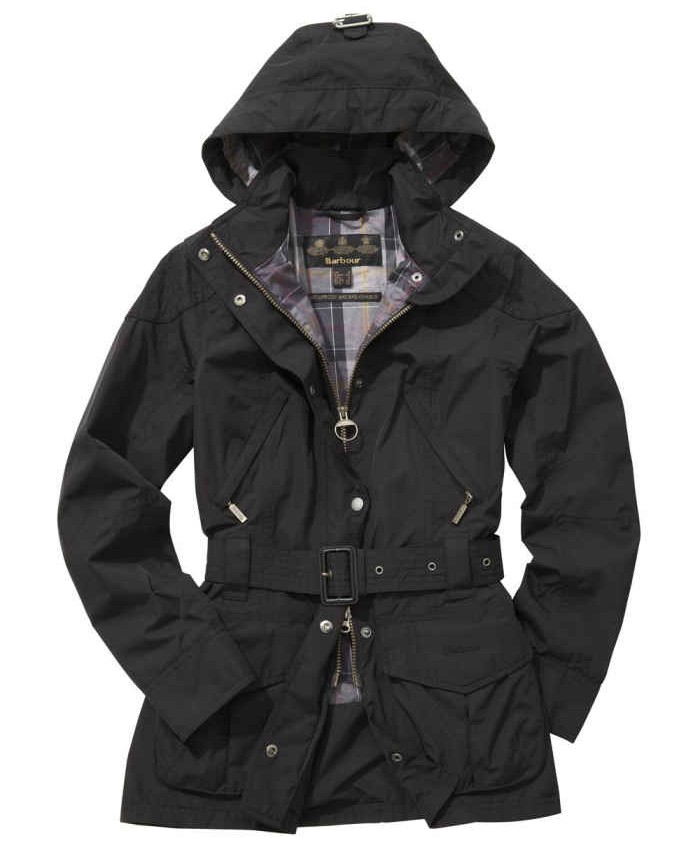 Barbour Featherweight Rebel Donna Nero