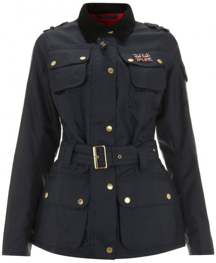 Barbour Union Jack International Swarovski Donna Marino