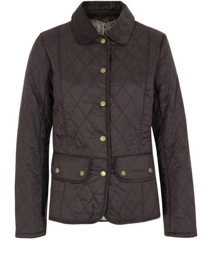 Barbour Vintage Trapunta Polare Donna Viola Scuro