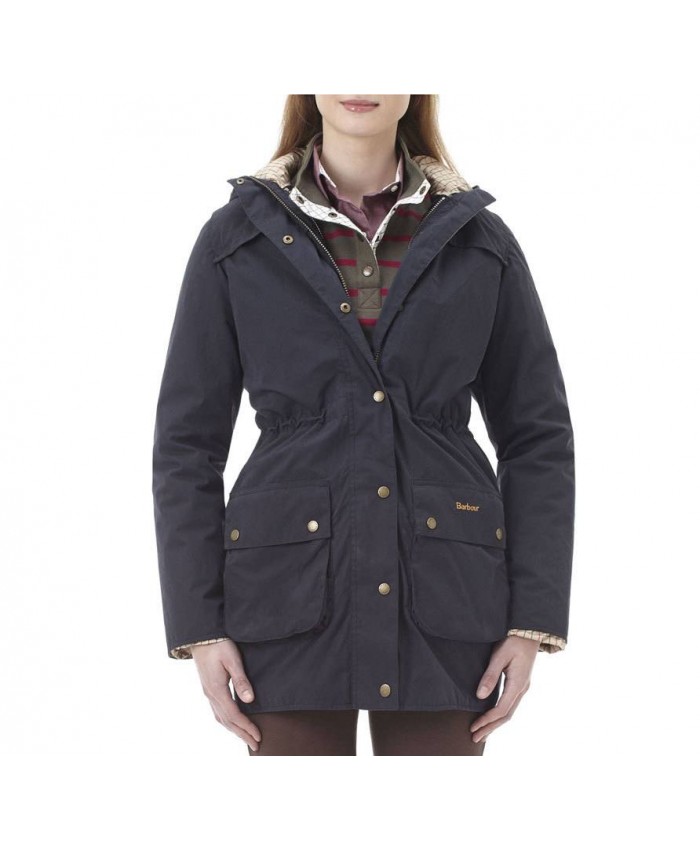 Barbour Bonnington Donna Impermeabile Marino