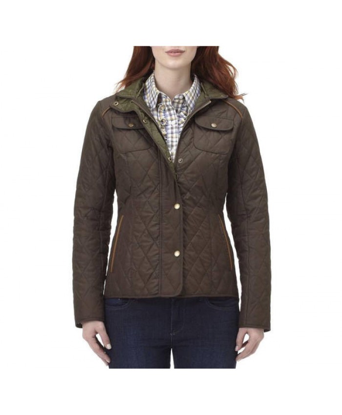 Barbour Kensington Donna Giacca Imbottitat Oliva