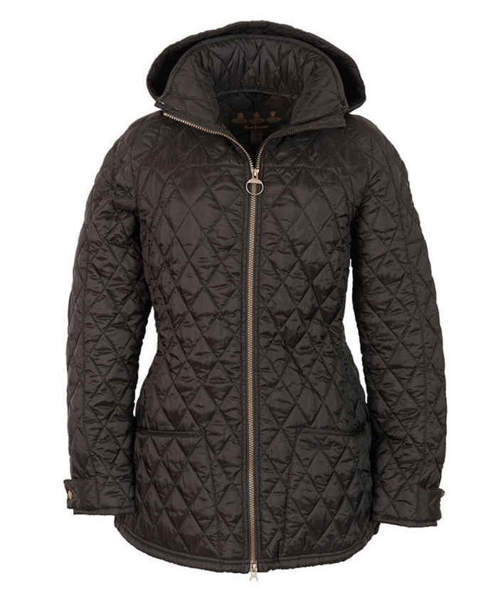 Barbour Hampshire Donna Giacca Imbottitat Nero