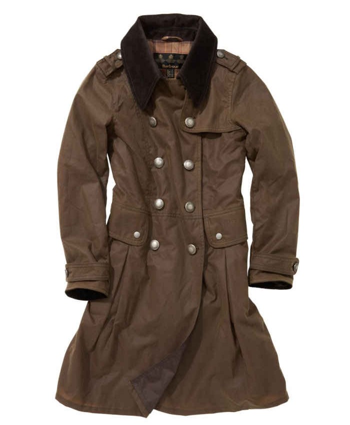 Barbour Regiment Donna Giacca Di Cerat Marrone