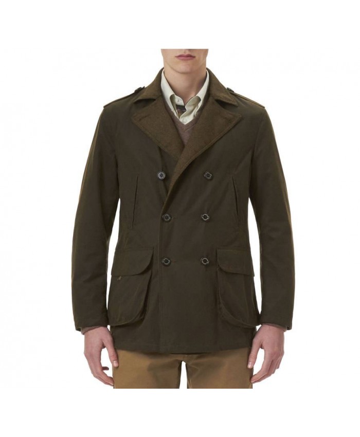 Barbour Shovler Uomo Giacca Di Cerat Cioccolato