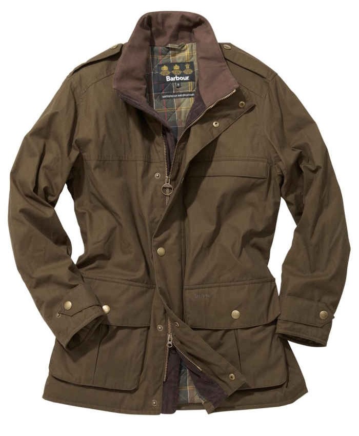 Barbour Horton Uomo Impermeabile Marrone