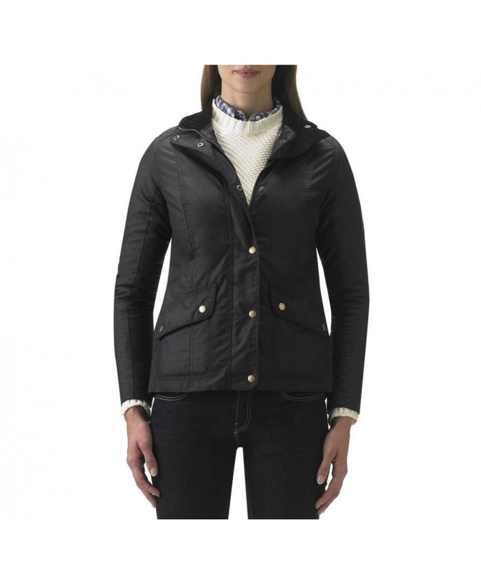 Barbour Ferndown Donna Giacca Di Cerat Nero