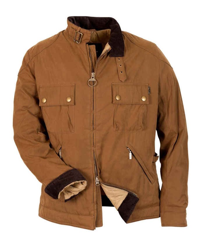 Barbour Tarres Uomo Impermeabile Marrone