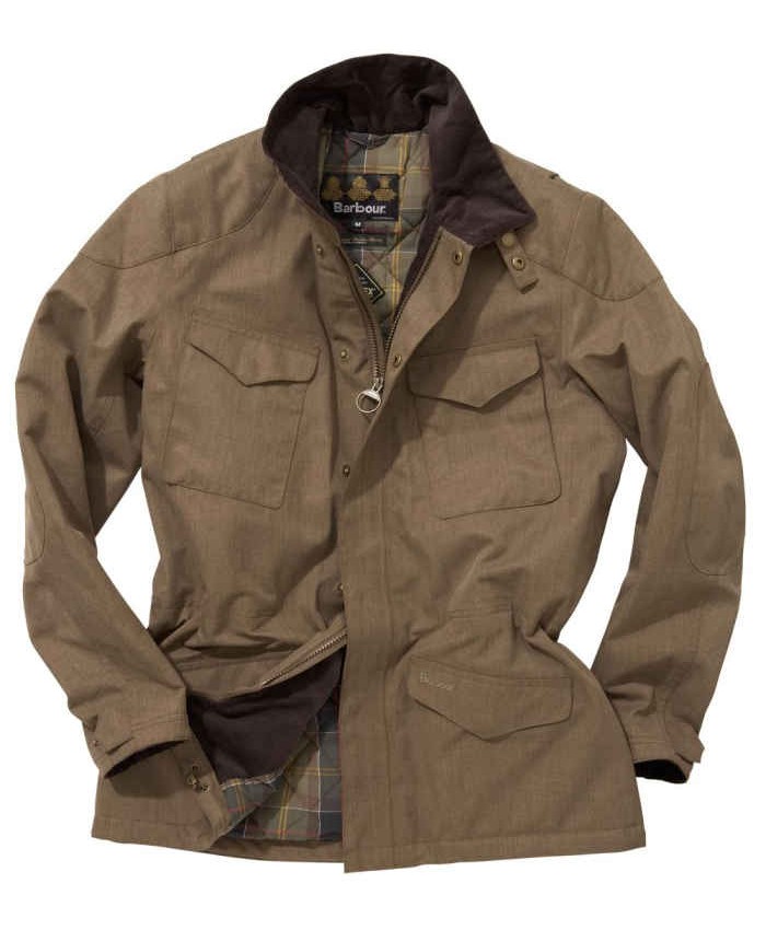 Barbour Hardwick Uomo Impermeabile Marrone