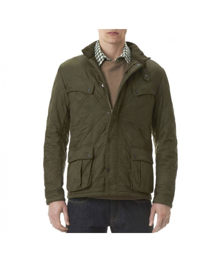 Barbour Ariel Trapunta Polare Uomo Oliva