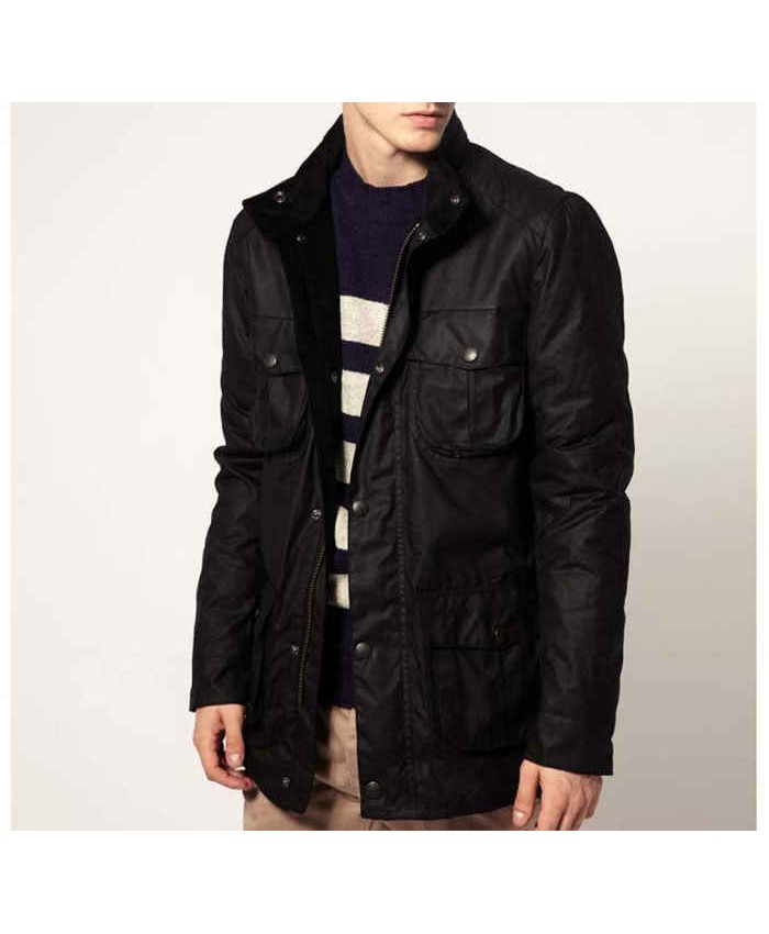 Barbour Corbridge Uomo Giacca Di Cerat Nero