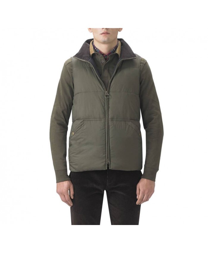 Barbour Hermitage Uomo Giacca Imbottitat Oliva