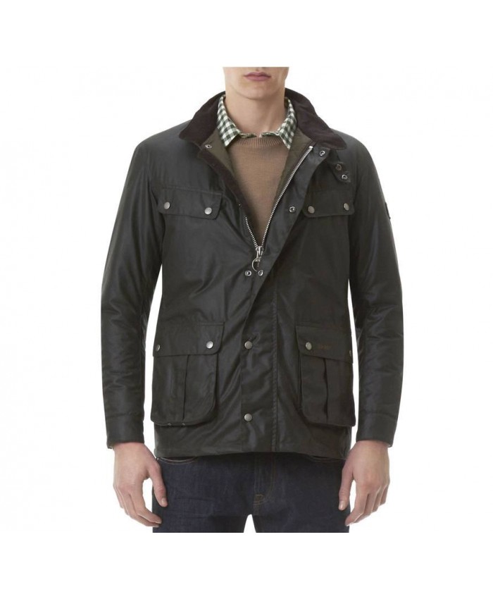 Barbour Duke Uomo Giacca Di Cerat Nero