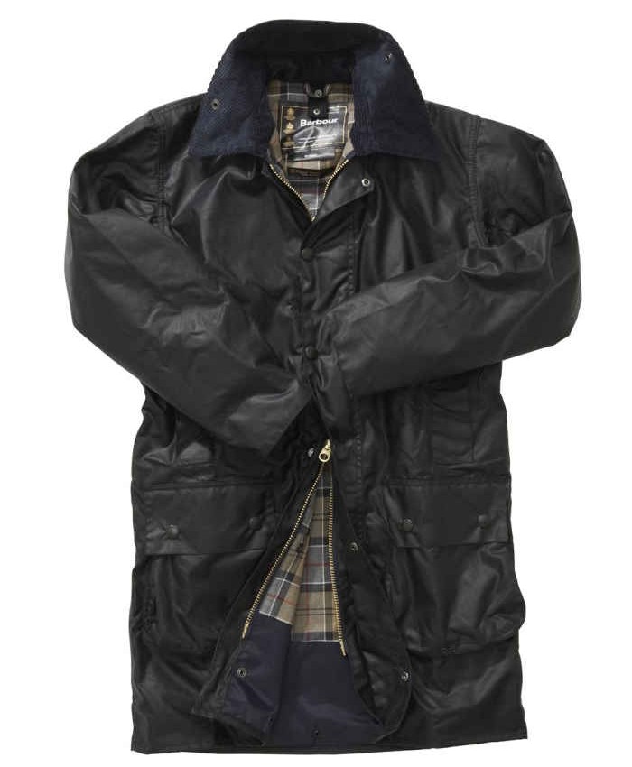 Barbour Border Uomo Giacca Di Cerat Nero