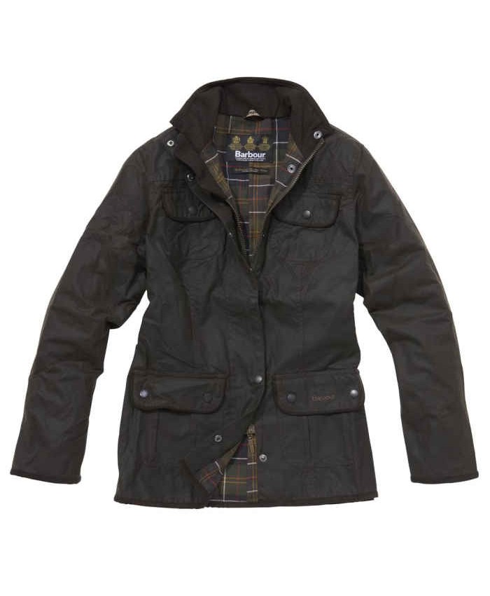 Barbour Utility Donna Giacca Di Cerat Cioccolato