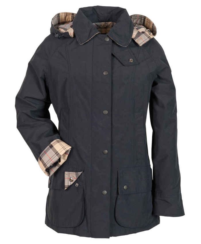 Barbour Beadnell Donna Impermeabile Marino