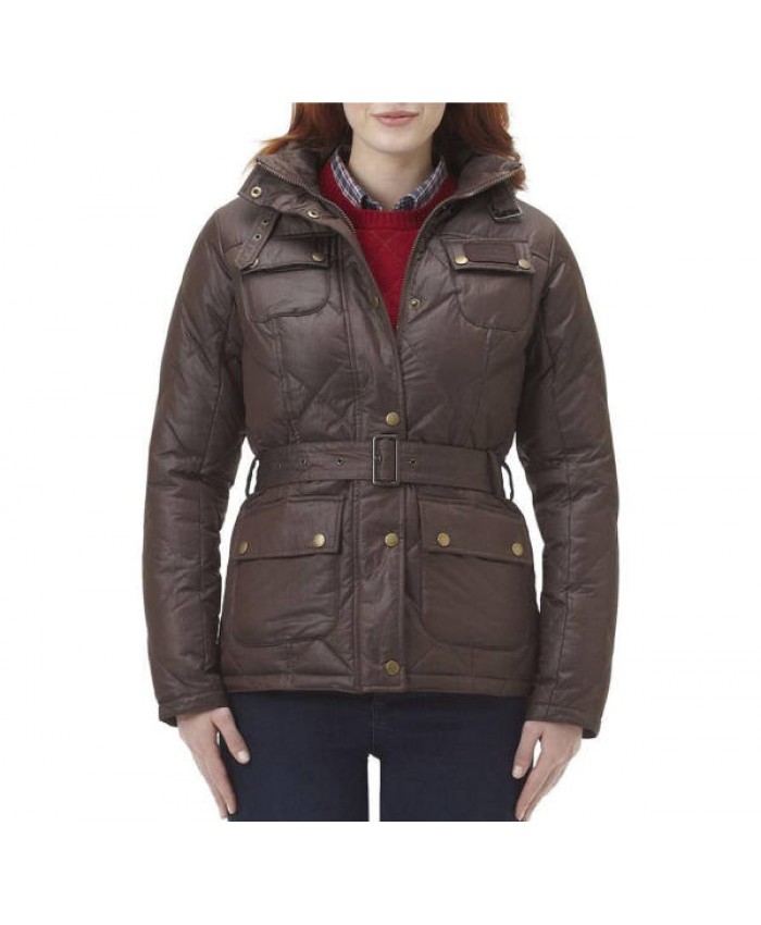 Barbour Nation Donna Giacca Imbottitat Cioccolato