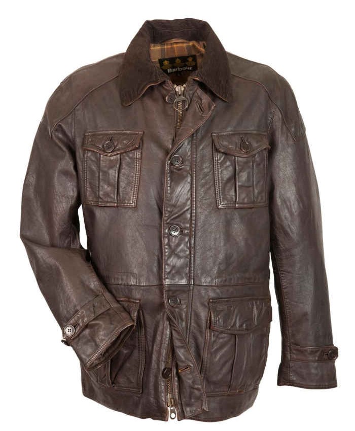 Barbour Load Leather Uomo Cioccolato