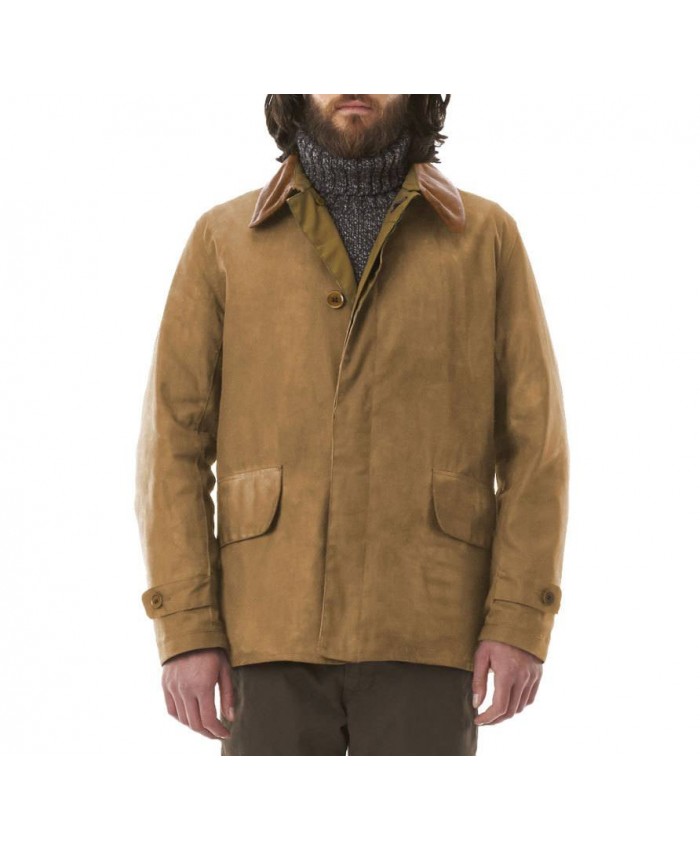 Barbour Barra Uomo Giacca Di Cerat Marrone