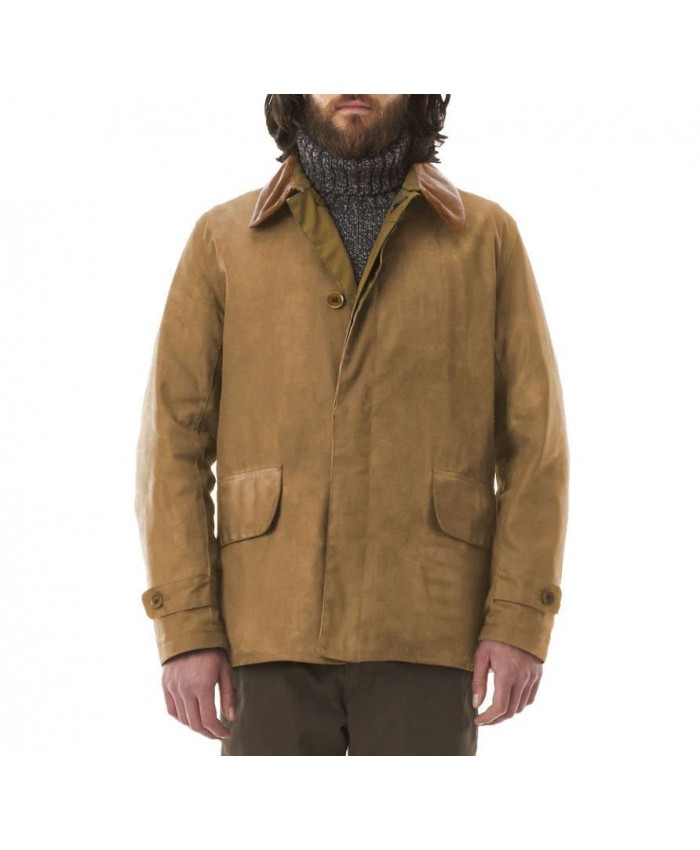 Barbour Barra Uomo Giacca Di Cerat Marrone