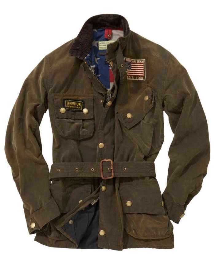 Barbour Rexton Uomo Giacca Di Cerat Oliva Scura