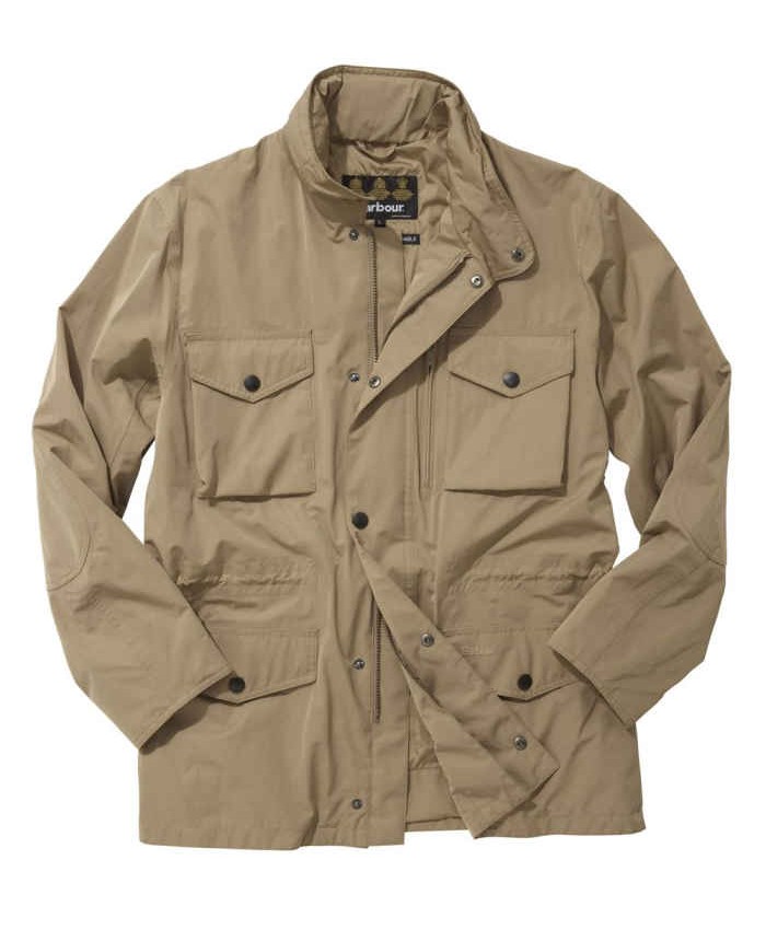 Barbour Sapper Uomo Impermeabile Marrone