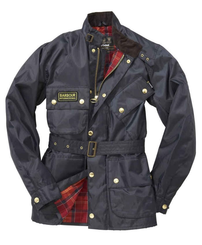 Barbour International A7 Nylon Uomo Marino