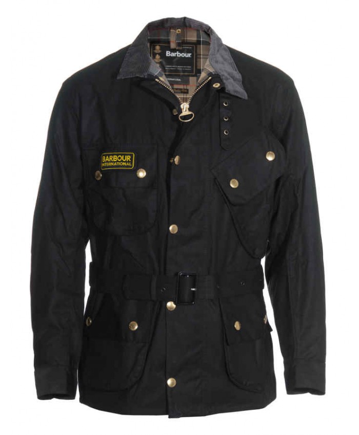 Barbour International Original Uomo Giacca Di Cerat Nero