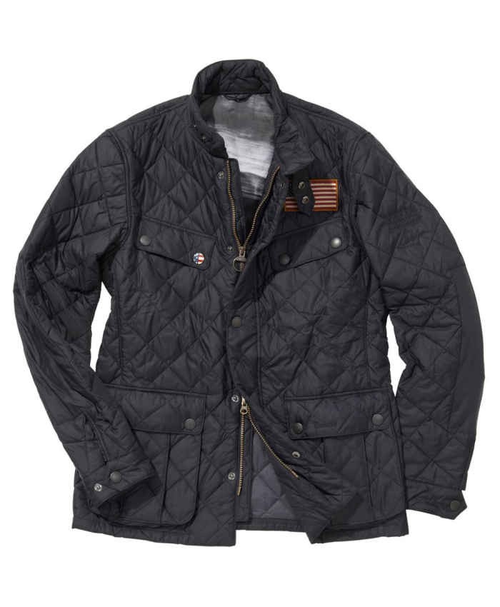 Barbour Jeffries Uomo Giacca Imbottitat Nero