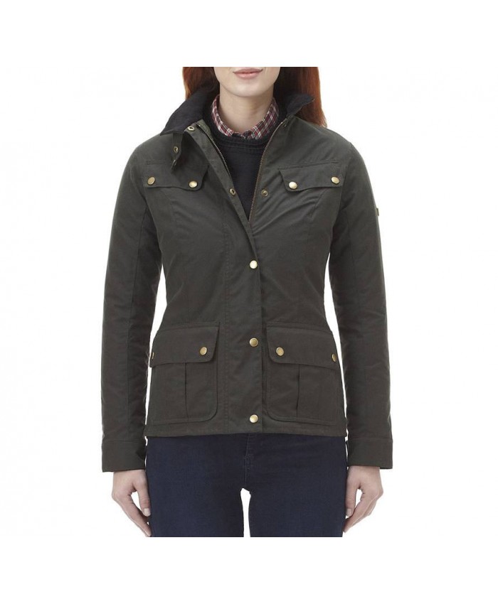 Barbour Duke Donna Giacca Di Cerat Nero