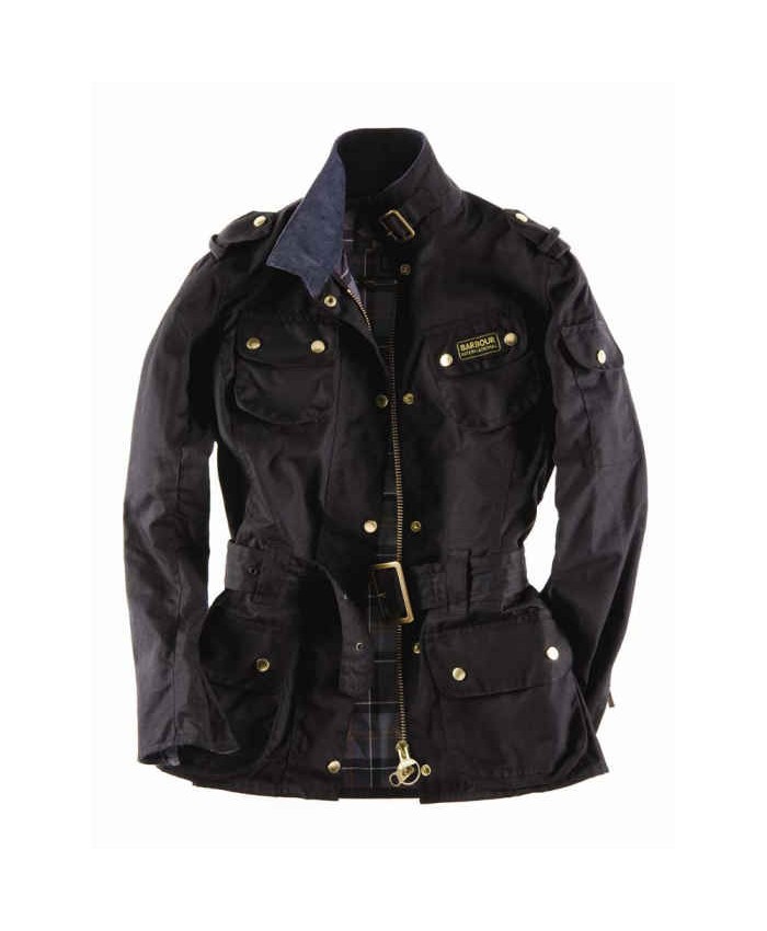 Barbour International Donna Giacca Di Cerat Nero